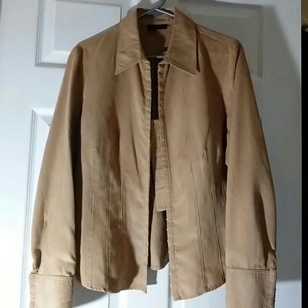 Context light brown jacket - large